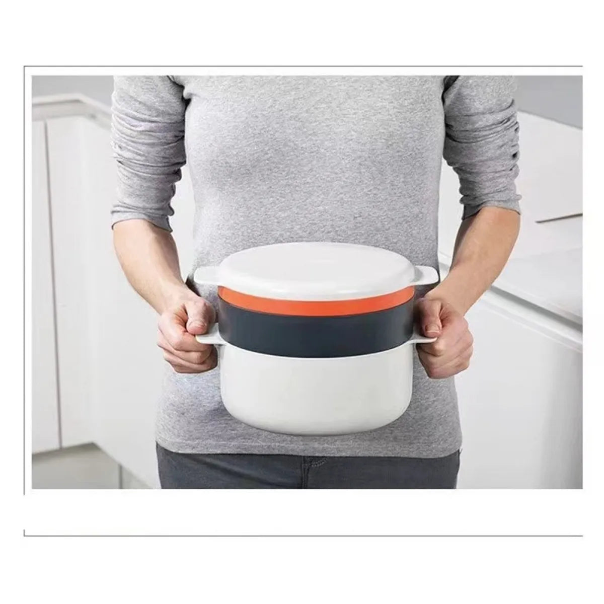 Plastic Microwave Steaming Container